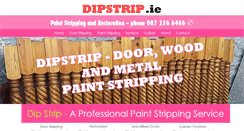 Desktop Screenshot of dipstrip.ie