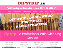 Tablet Screenshot of dipstrip.ie